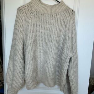Universal Thread Cream Mockneck Sweater